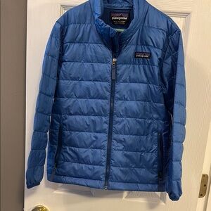 Patagonia; Blue Kids' Down Sweater™ Jacket 5/6